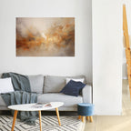 AMBER WHISPERS Póster Horizontal Adhesivo