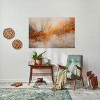 MOLTEN MELODIES Peel and Stick Horizontal Poster