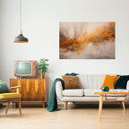 MOLTEN MELODIES Peel and Stick Horizontal Poster