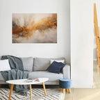 MOLTEN MELODIES Peel and Stick Horizontal Poster