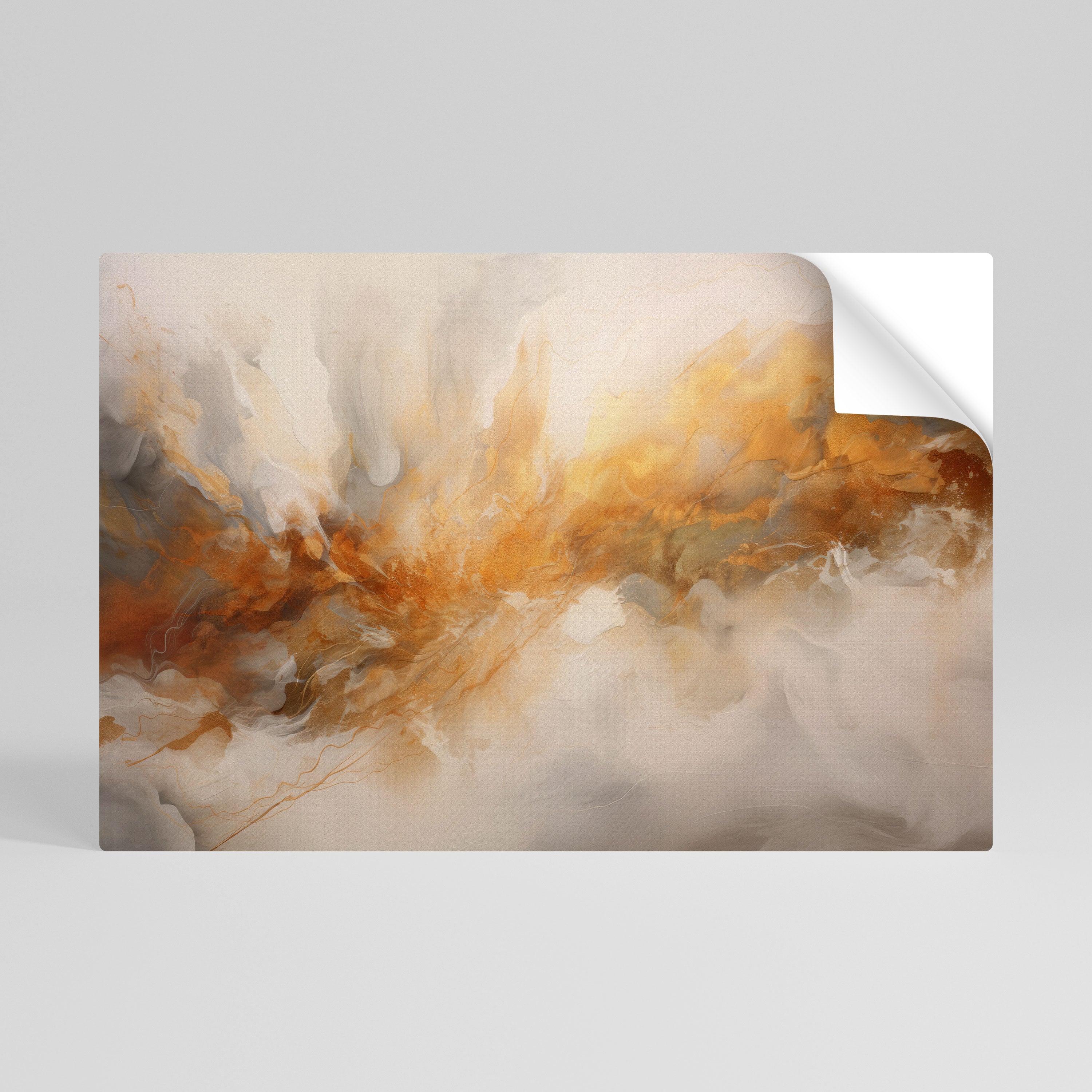 Póster horizontal autoadhesivo MOLTEN MELODIES