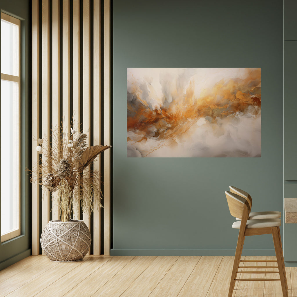 Póster horizontal autoadhesivo MOLTEN MELODIES