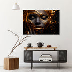 GOLDEN GODDESS Peel and Stick Horizontal Poster