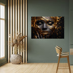 GOLDEN GODDESS Peel and Stick Horizontal Poster