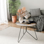 BLACK AND WHITE CONFLUENCE Mesa de Centro Ø69