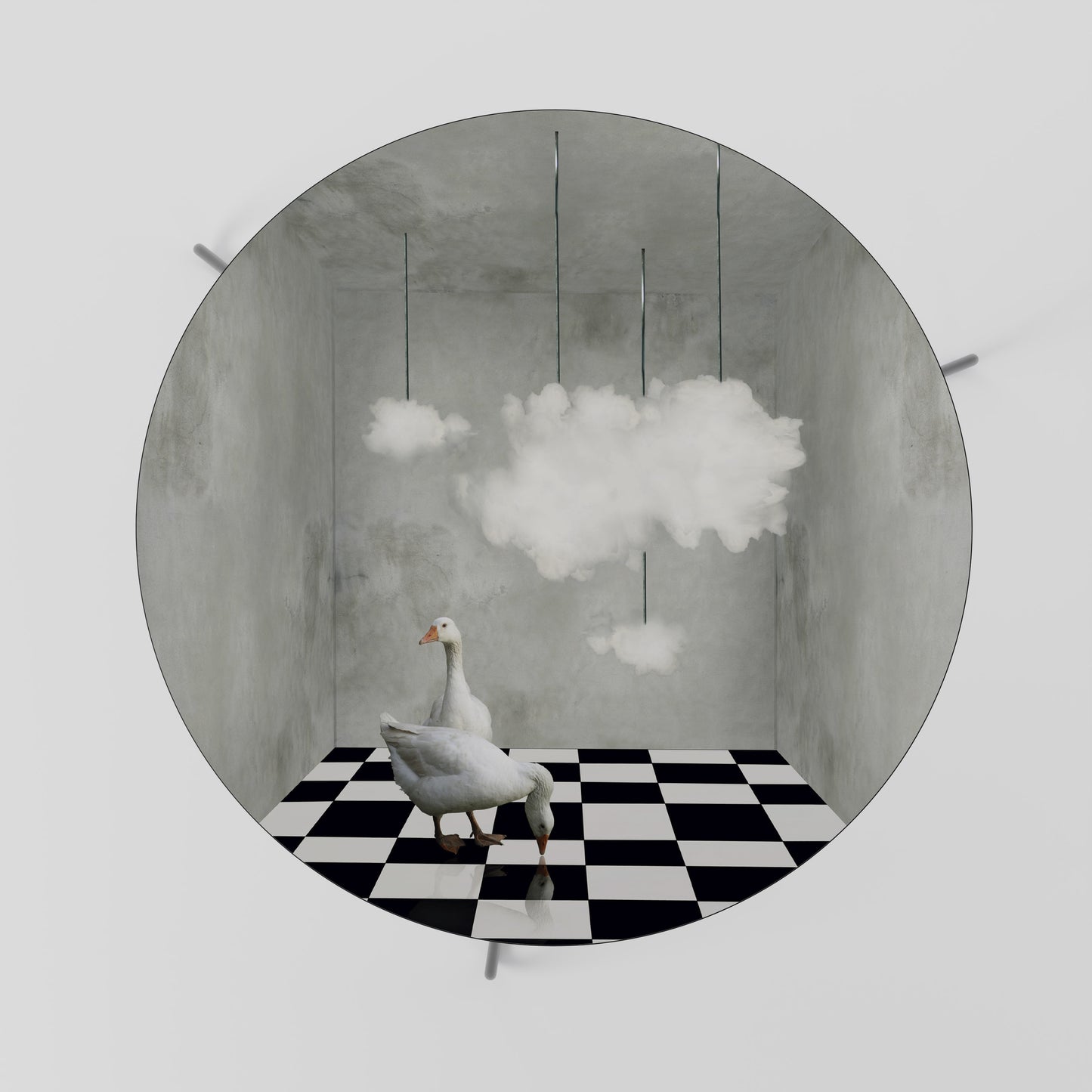 CHESS CLOUD SWAN Mesa de centro
