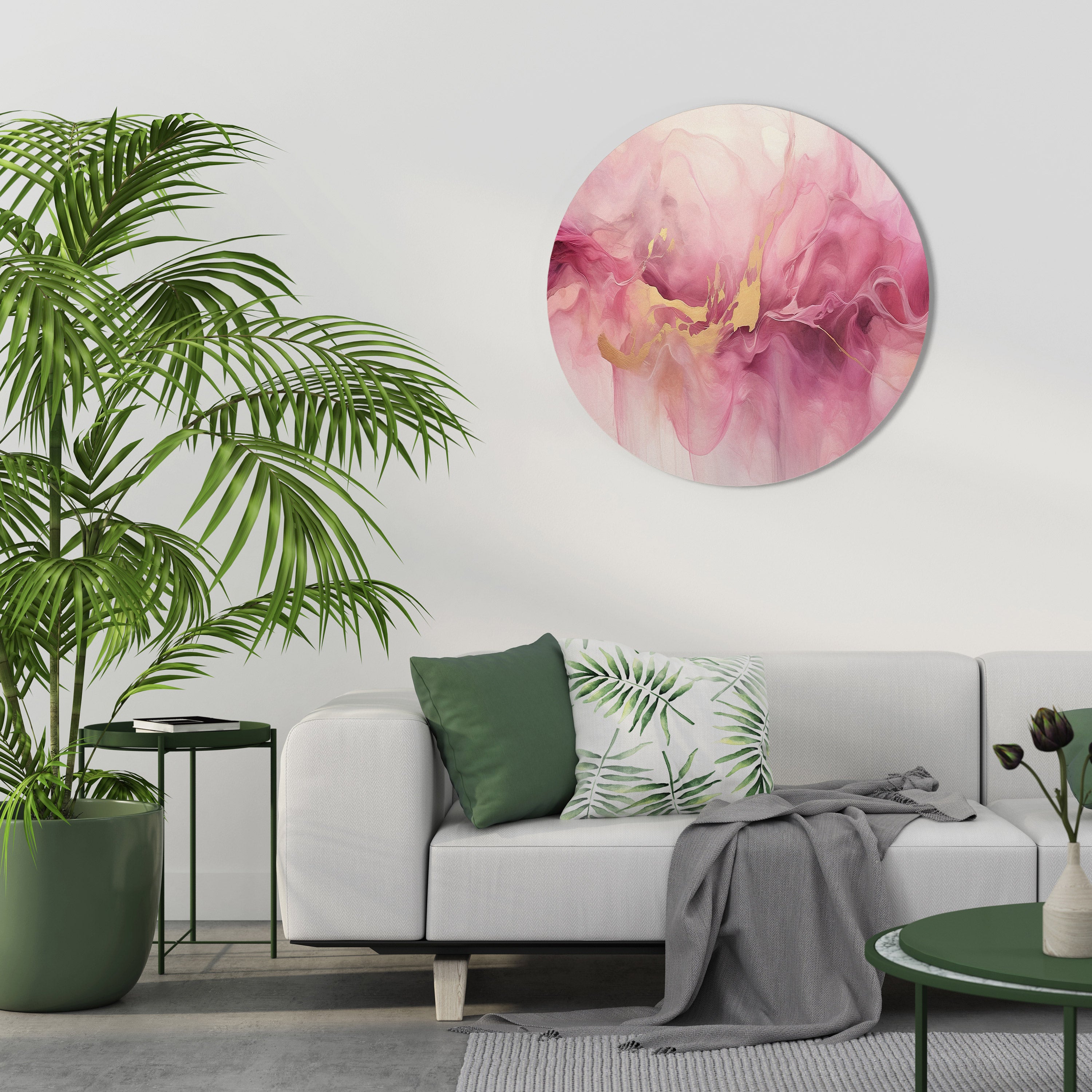 IMPRESSIONIST EUPHORIA Round Wall Art