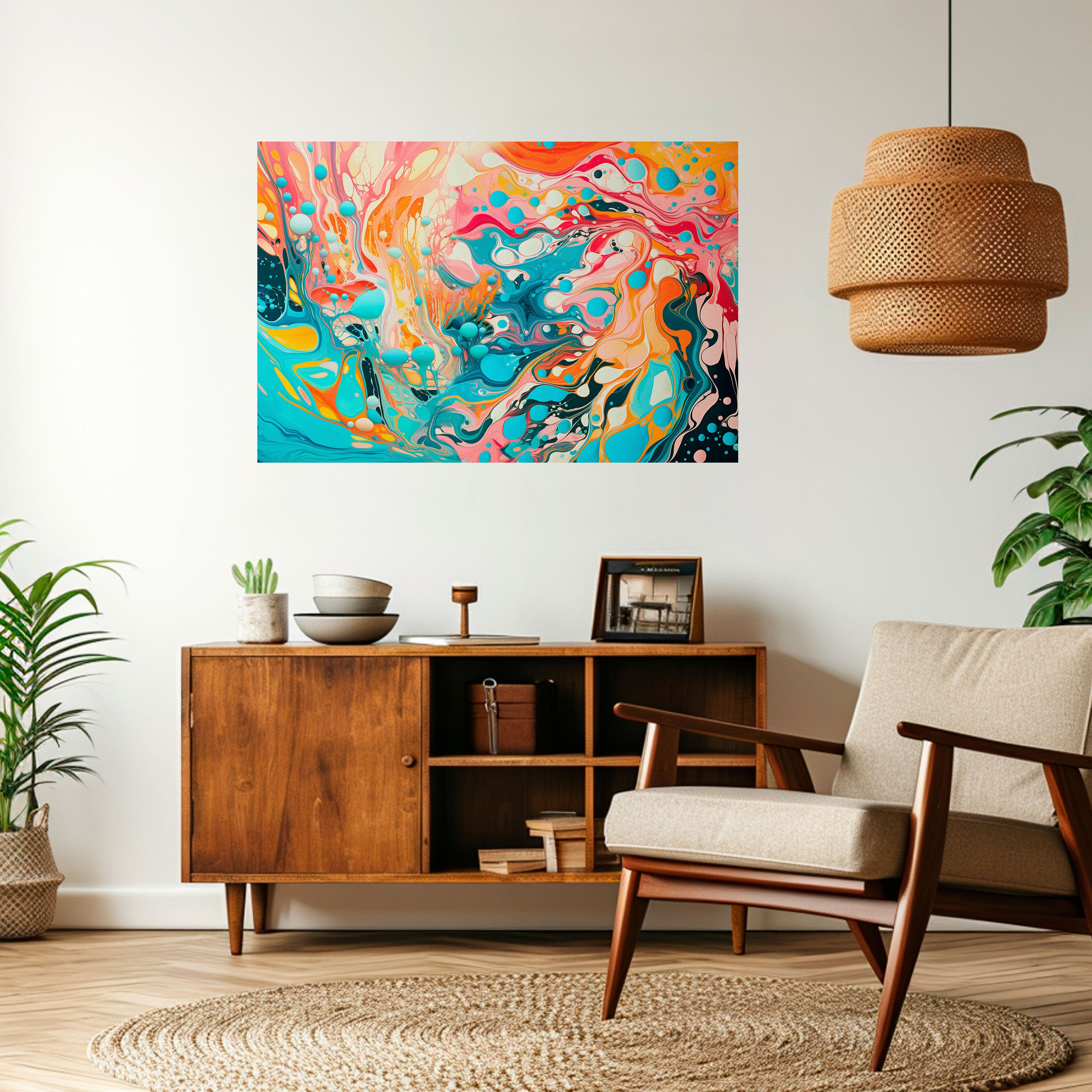 ARTISTIC ALCHEMY Peel and Stick Horizontal Poster