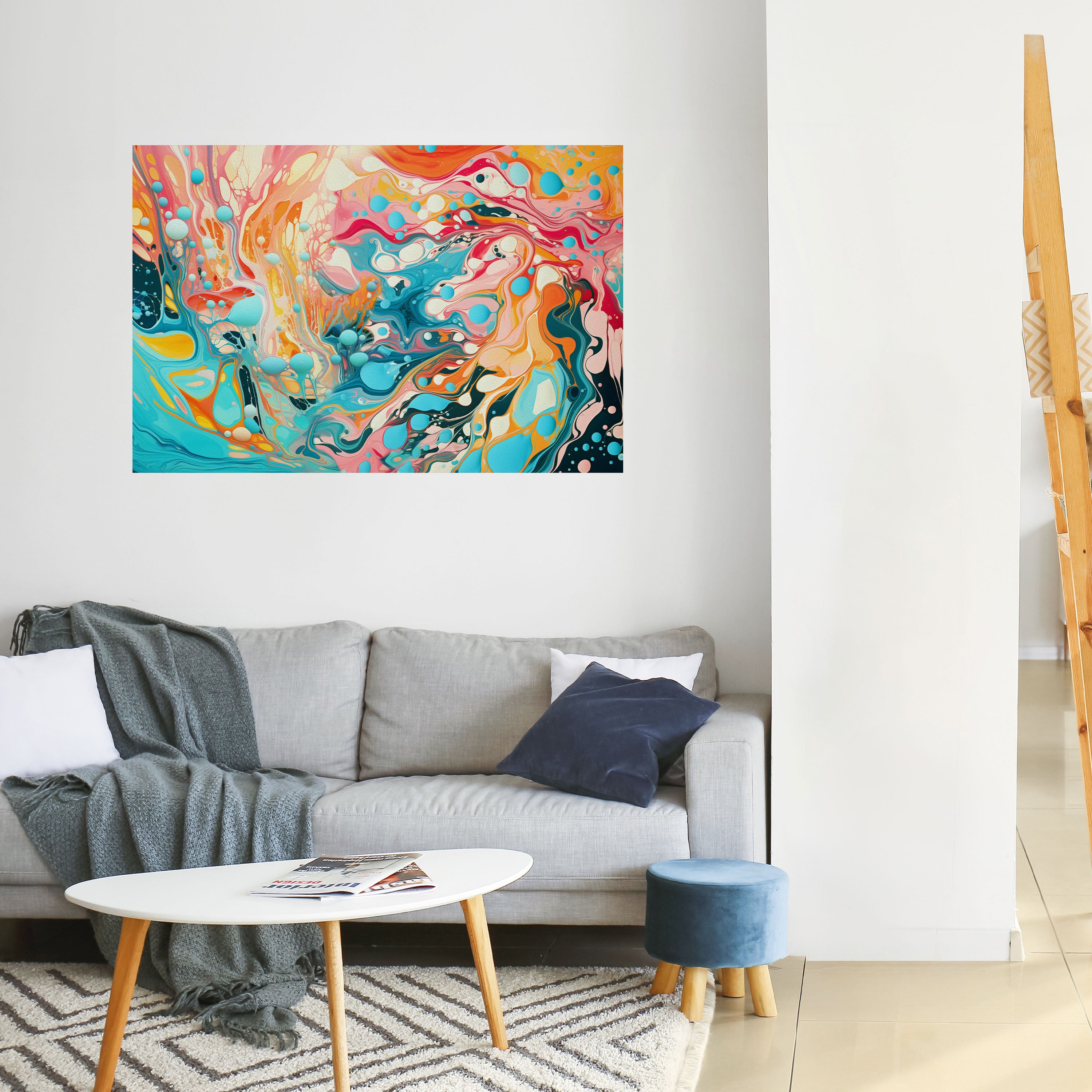 ARTISTIC ALCHEMY Peel and Stick Horizontal Poster