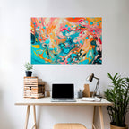 ARTISTIC ALCHEMY Peel and Stick Horizontal Poster