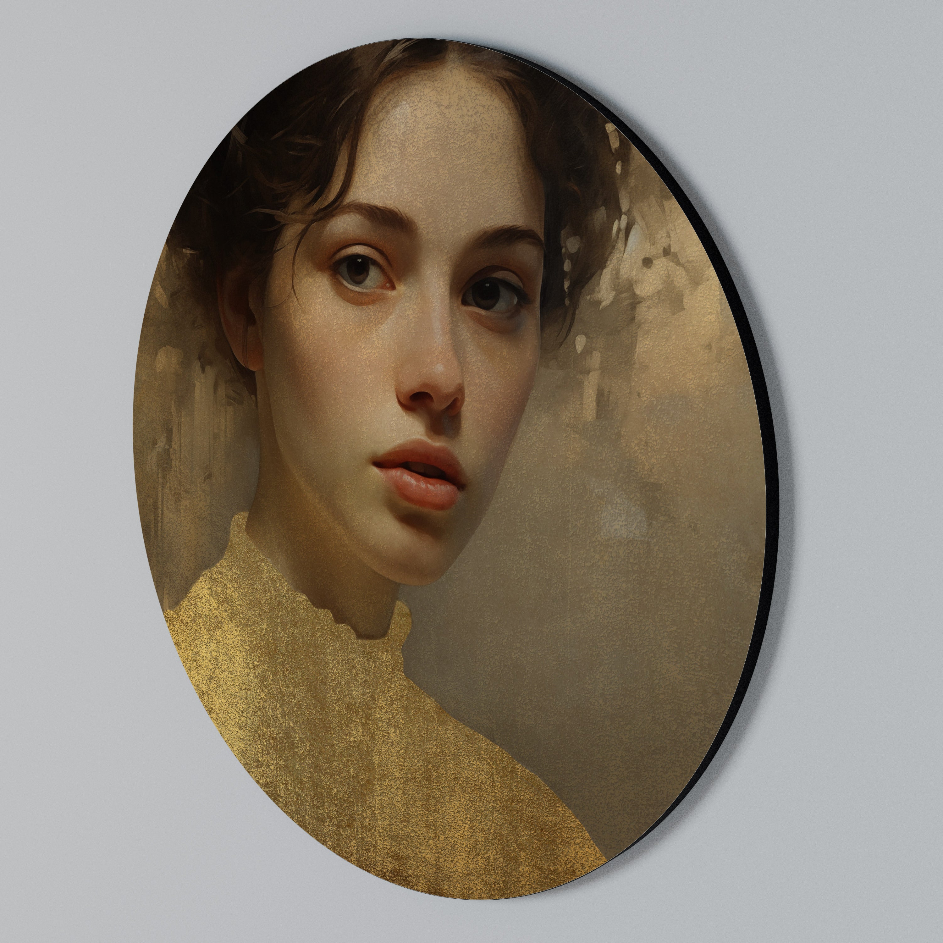 ETHEREAL ECOUNTER Round Wall Art