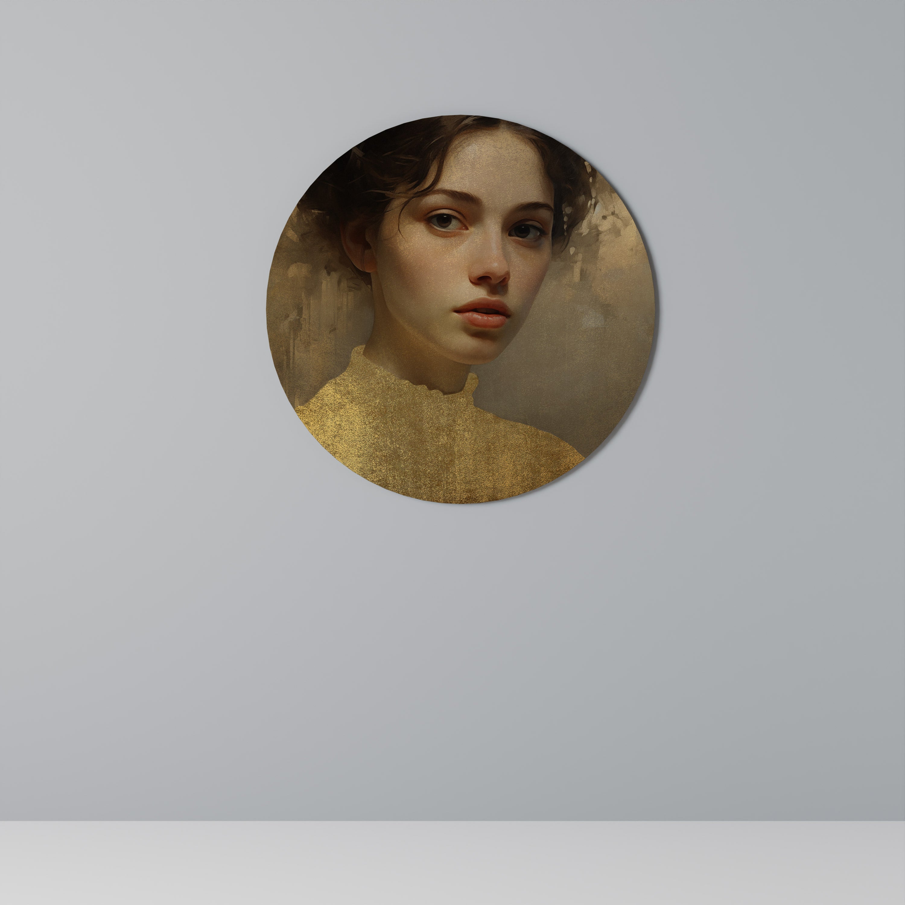 ETHEREAL ECOUNTER Round Wall Art