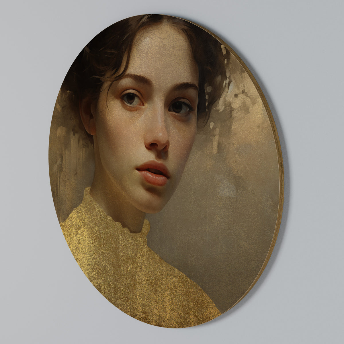 ETHEREAL ECOUNTER Arte de pared redondo