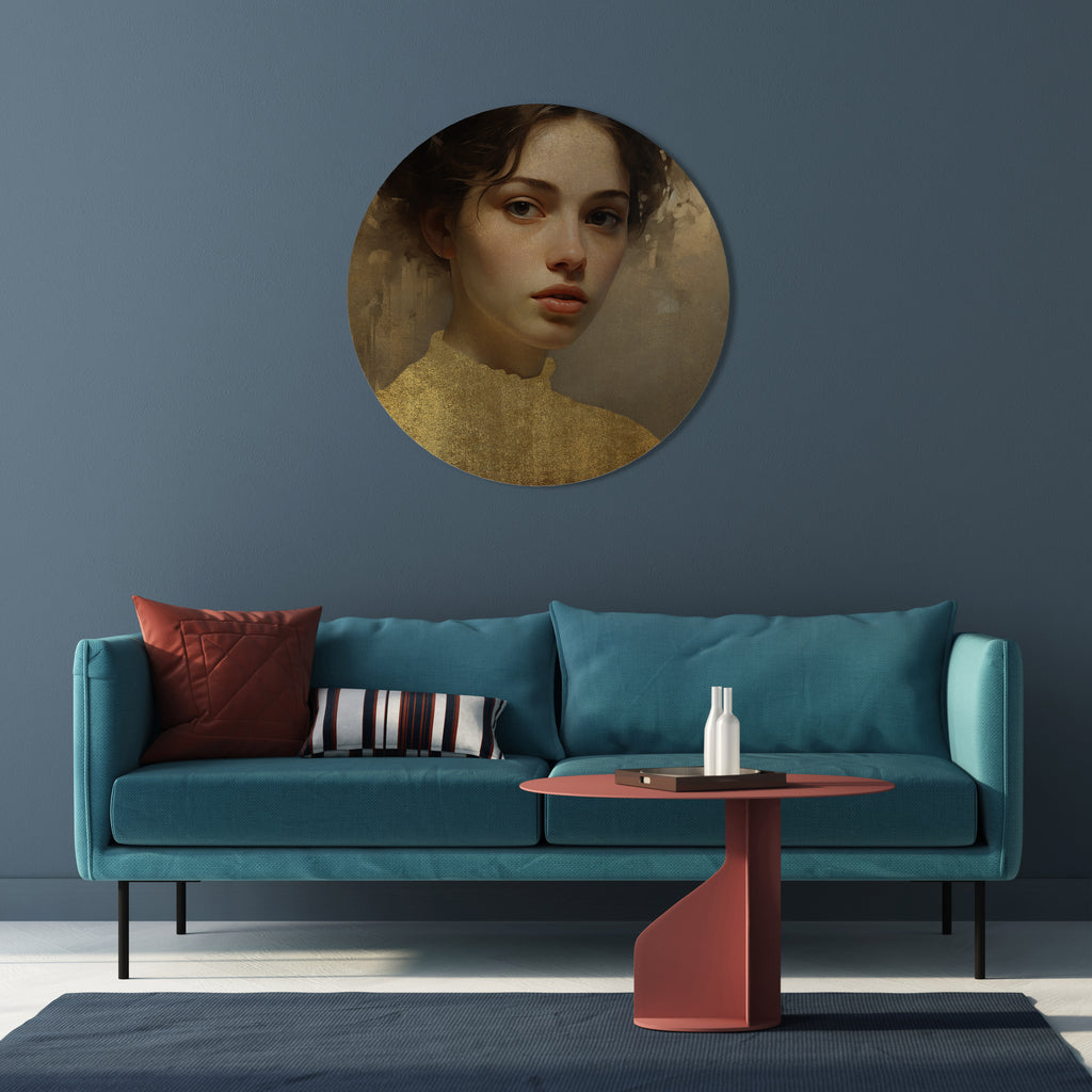 ETHEREAL ECOUNTER Round Wall Art