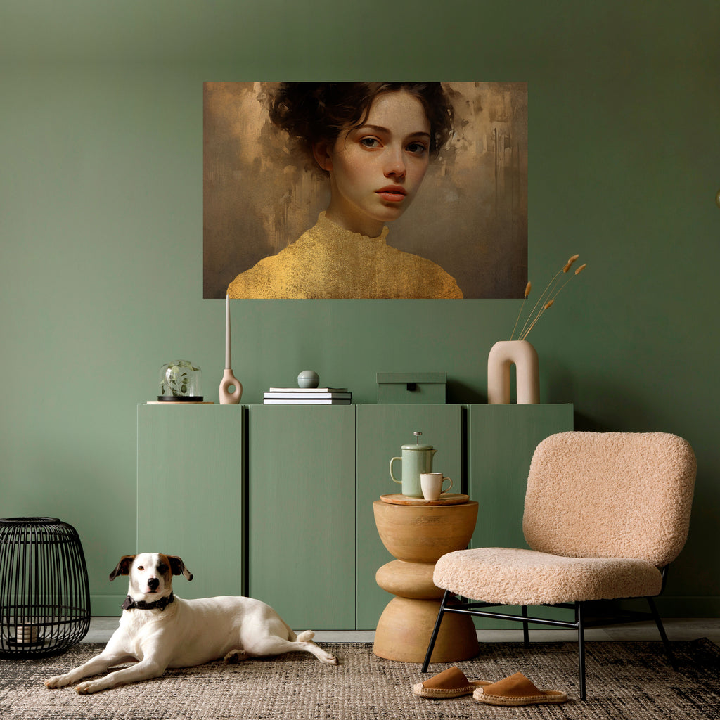 ENCUENTRO ETERNO Póster horizontal autoadhesivo