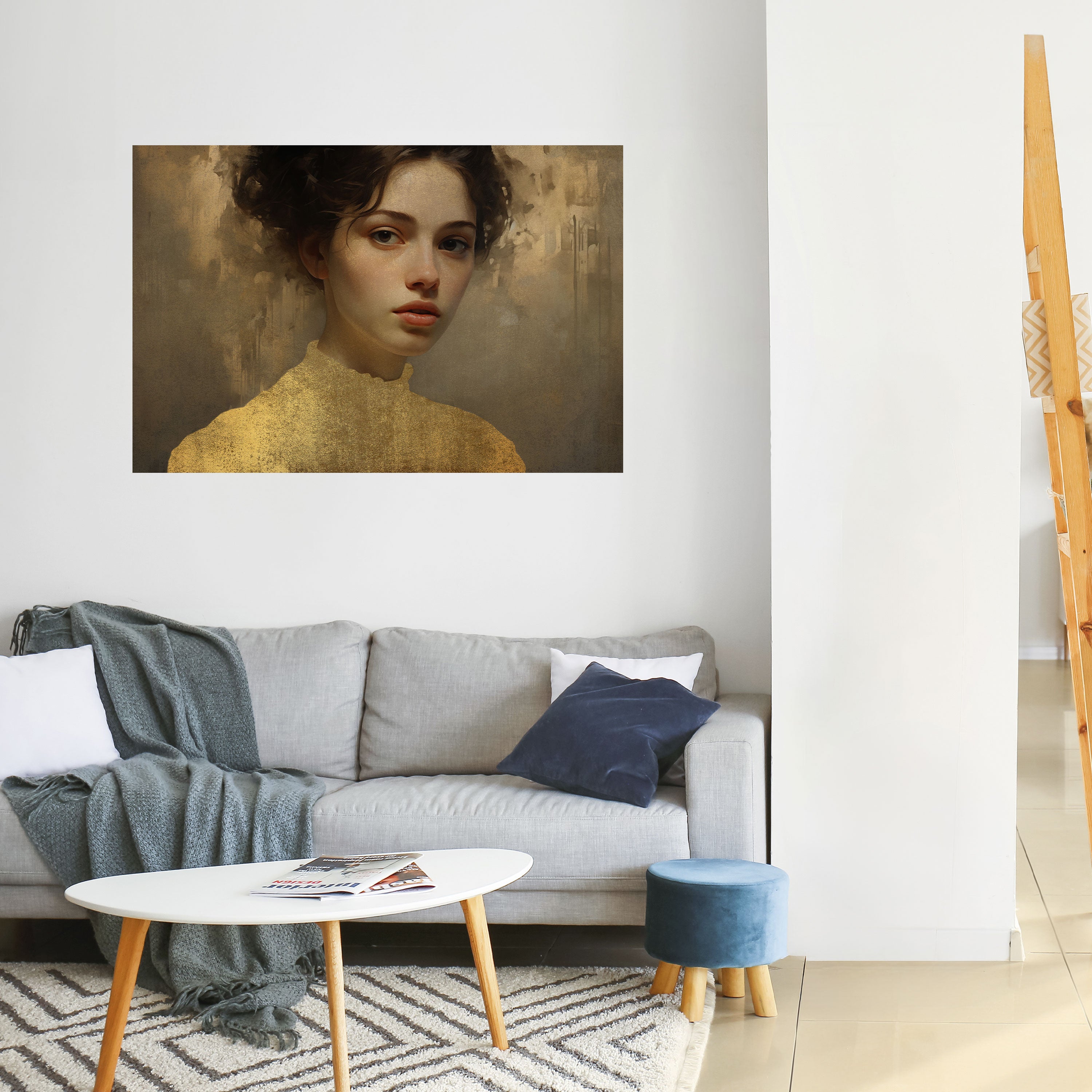 ENCUENTRO ETERNO Póster horizontal autoadhesivo