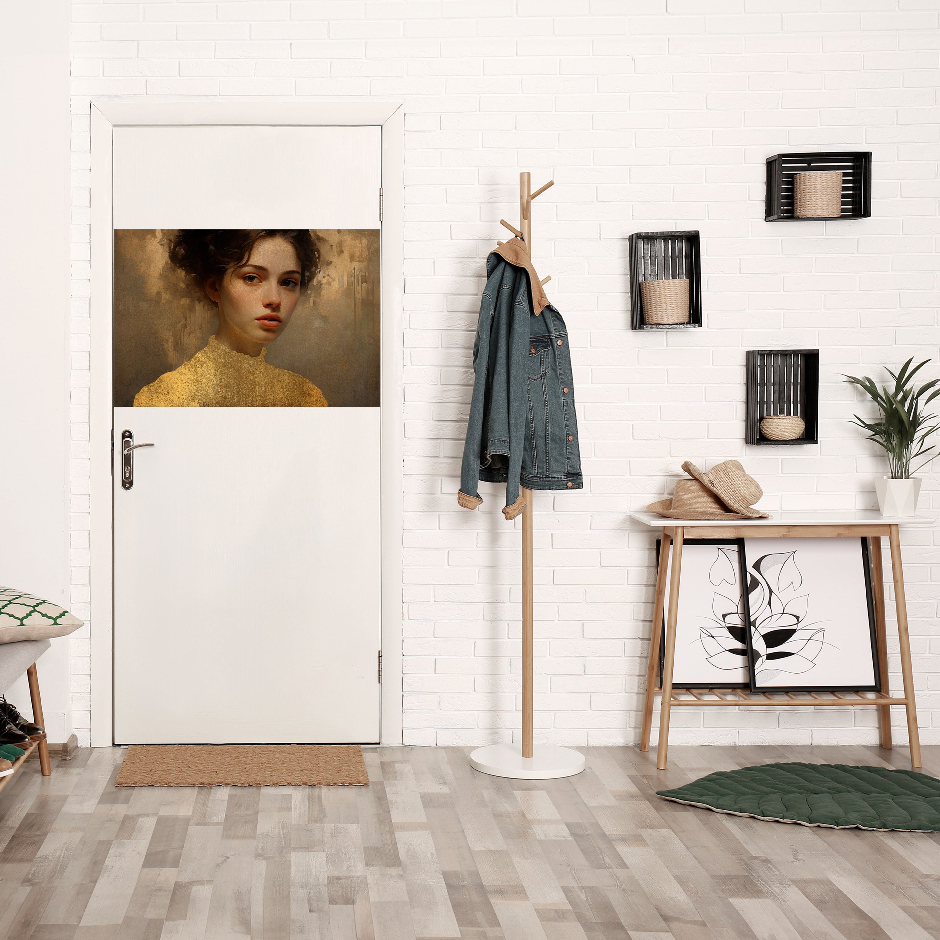 ENCUENTRO ETERNO Póster horizontal autoadhesivo