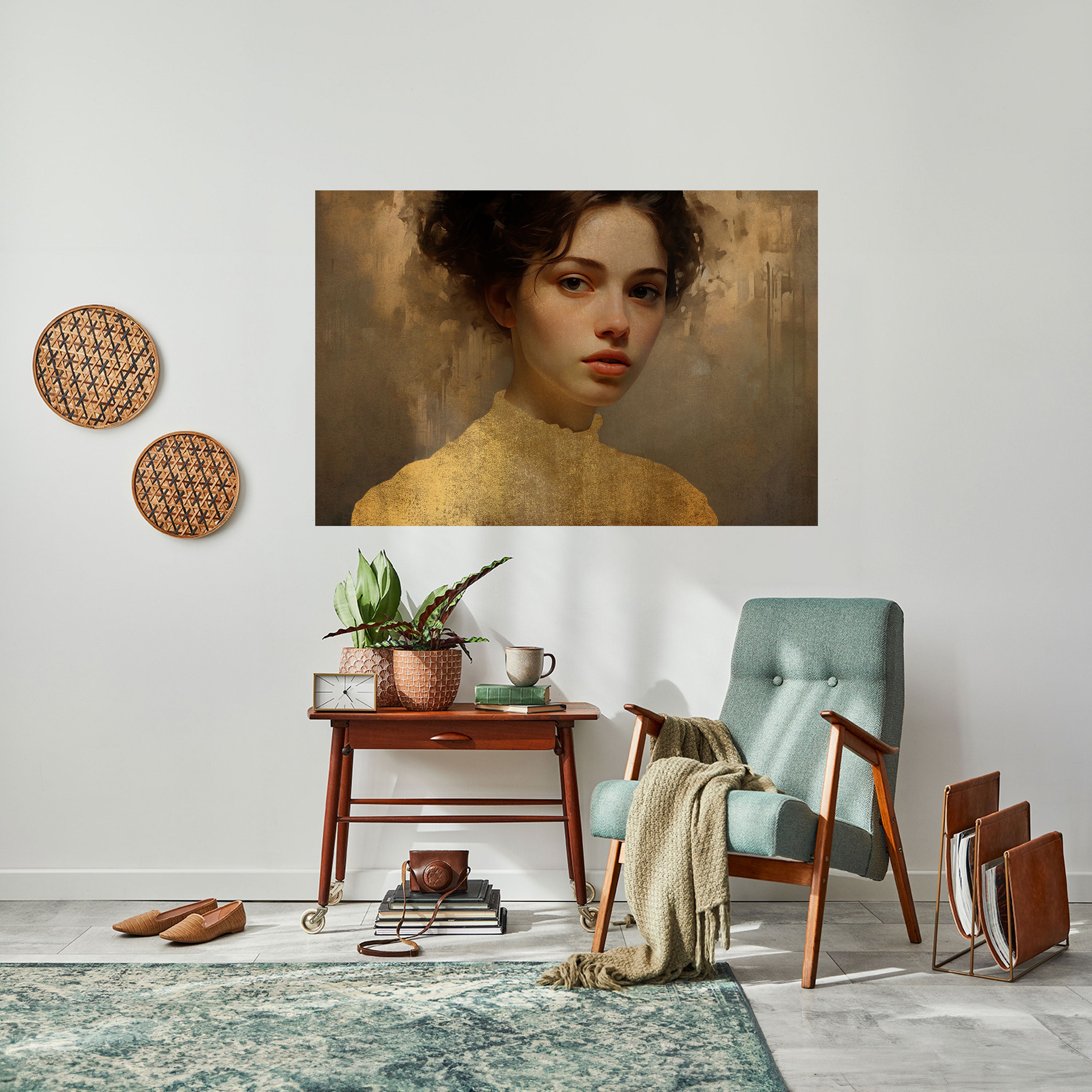 ENCUENTRO ETERNO Póster horizontal autoadhesivo