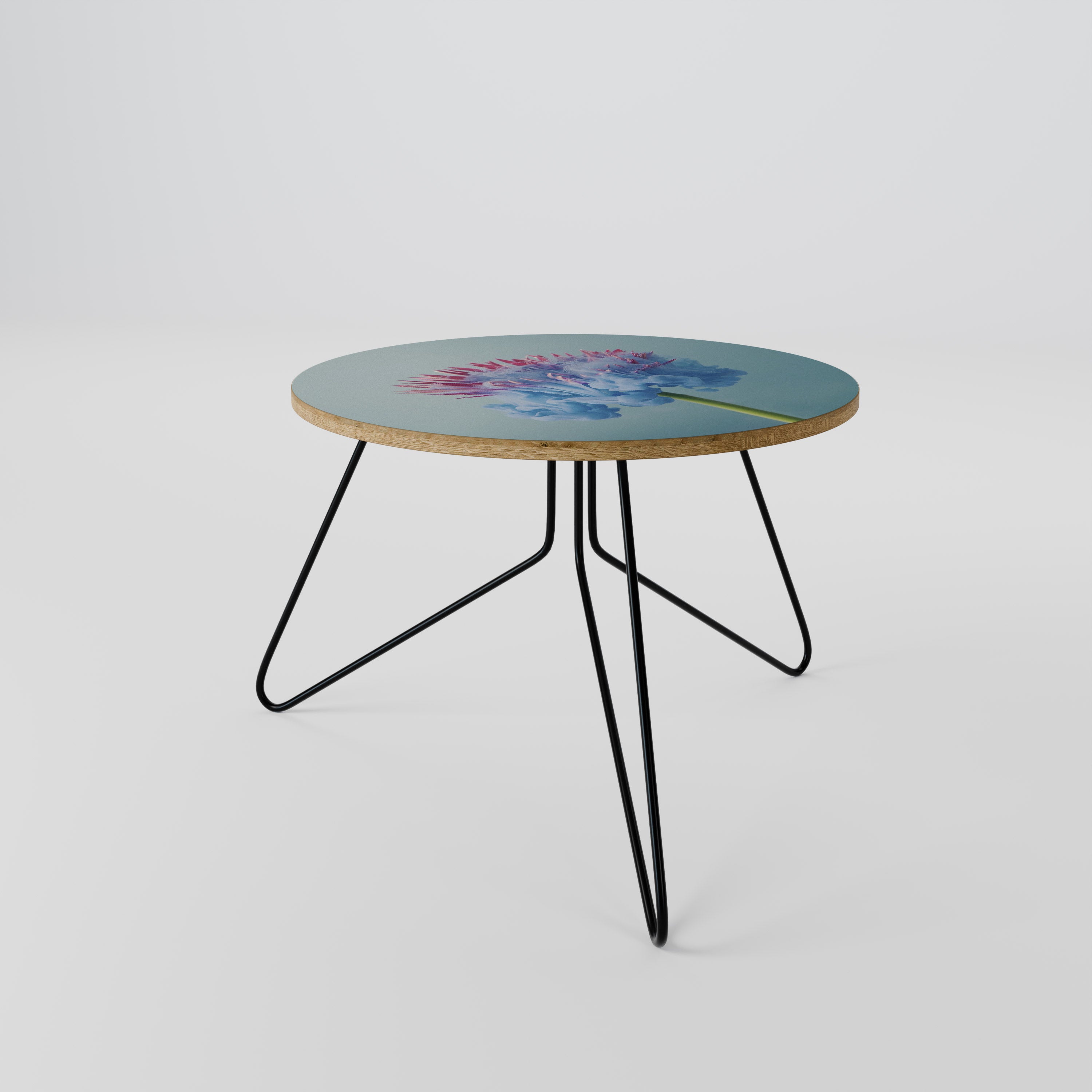 MISTY BLUE EXPLOSION Coffee Table 60