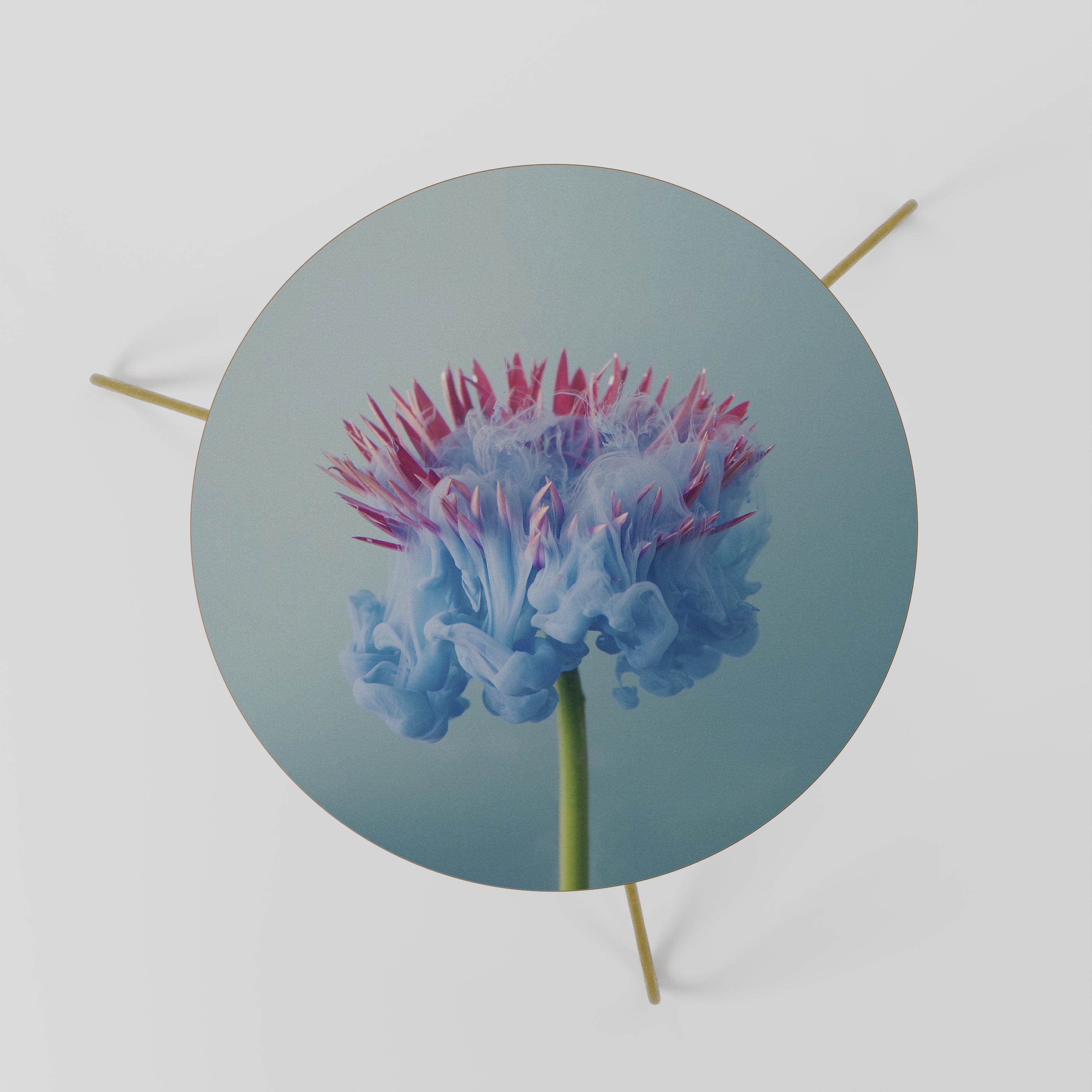 MISTY BLUE EXPLOSION Coffee Table 60