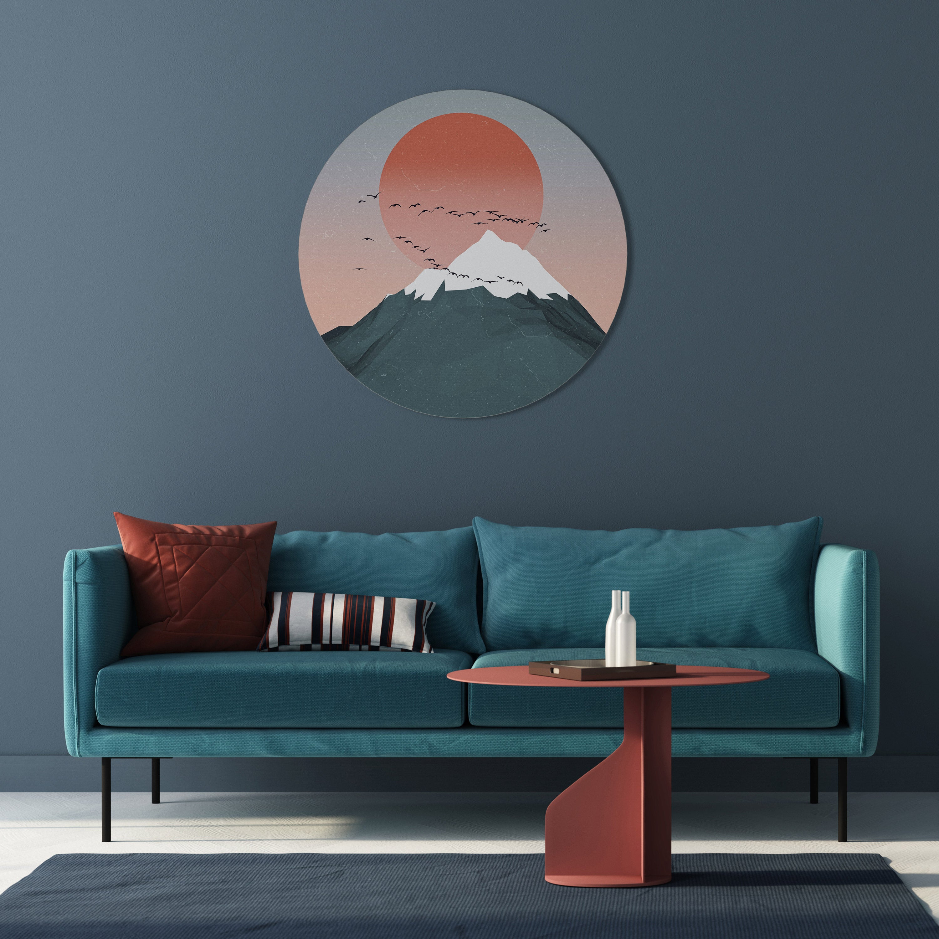 SKYWARD SYMPHONY Round Wall Art