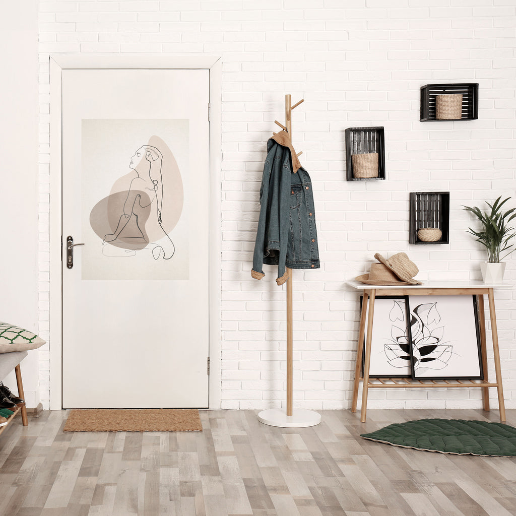 CONTORNOS DE LA BELLEZA Póster vertical autoadhesivo