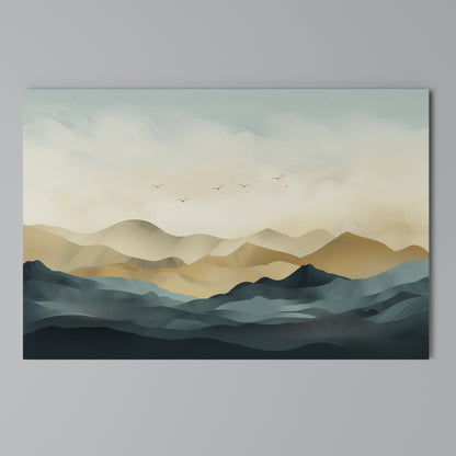 MOUNTAIN MELODY Cuadro en lienzo horizontal