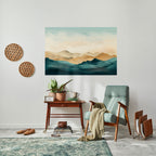 MOUNTAIN MELODY Peel and Stick Horizontal Poster