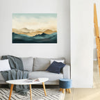 MOUNTAIN MELODY Peel and Stick Horizontal Poster