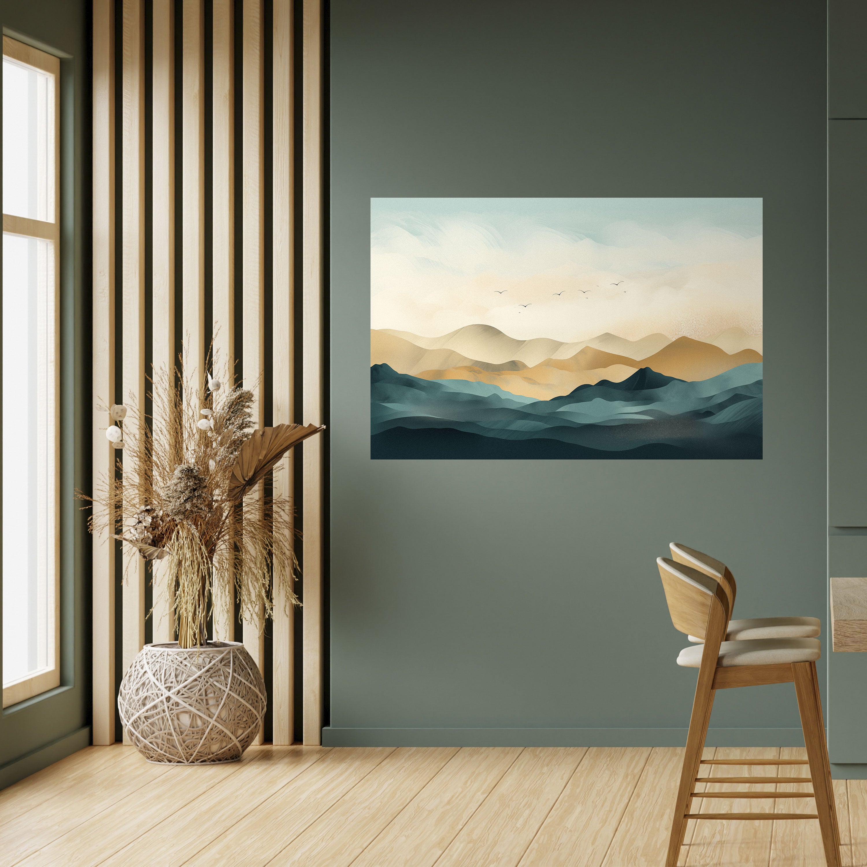 Póster horizontal autoadhesivo MOUNTAIN MELODY