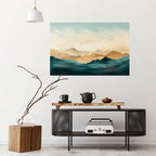 MOUNTAIN MELODY Peel and Stick Horizontal Poster