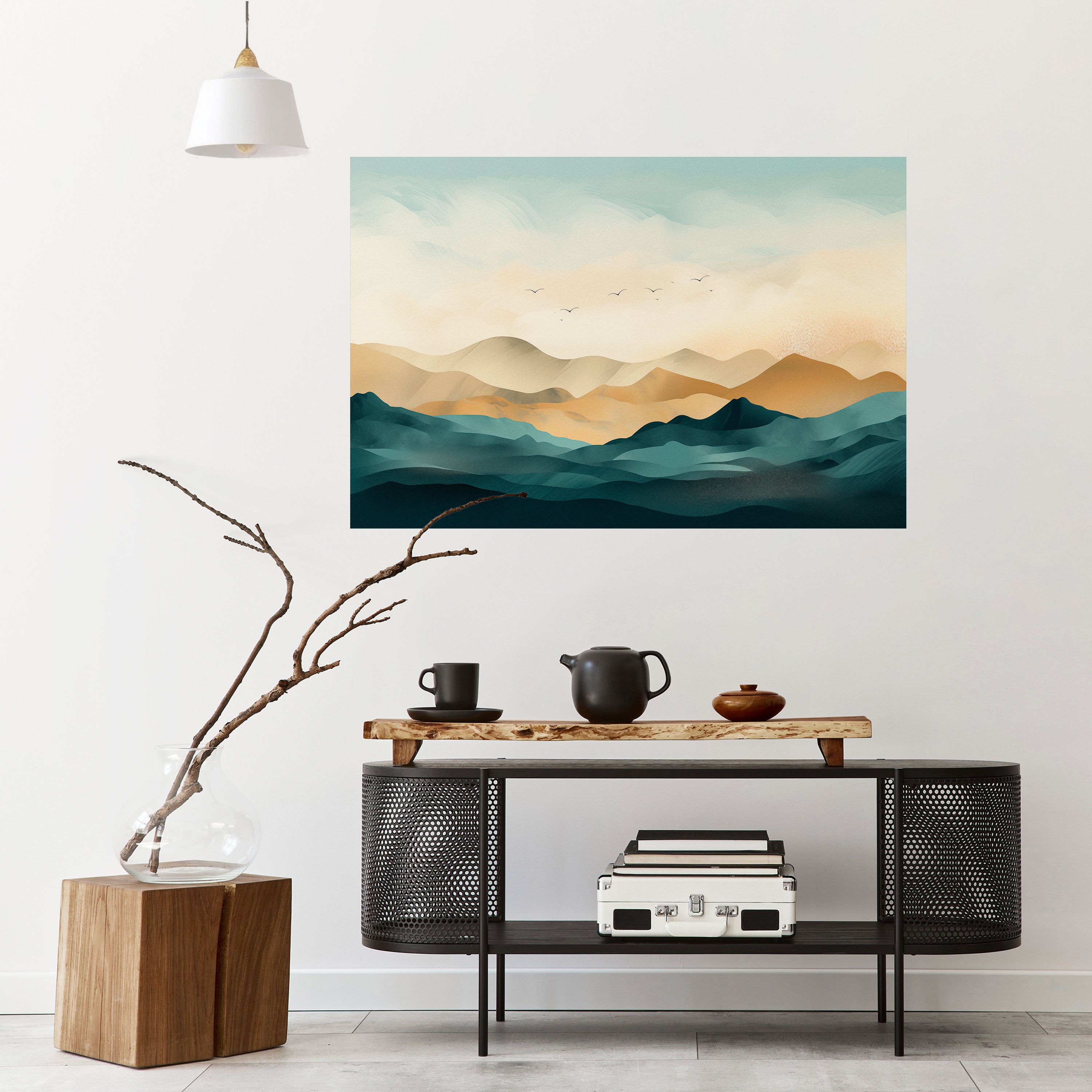 Póster horizontal autoadhesivo MOUNTAIN MELODY