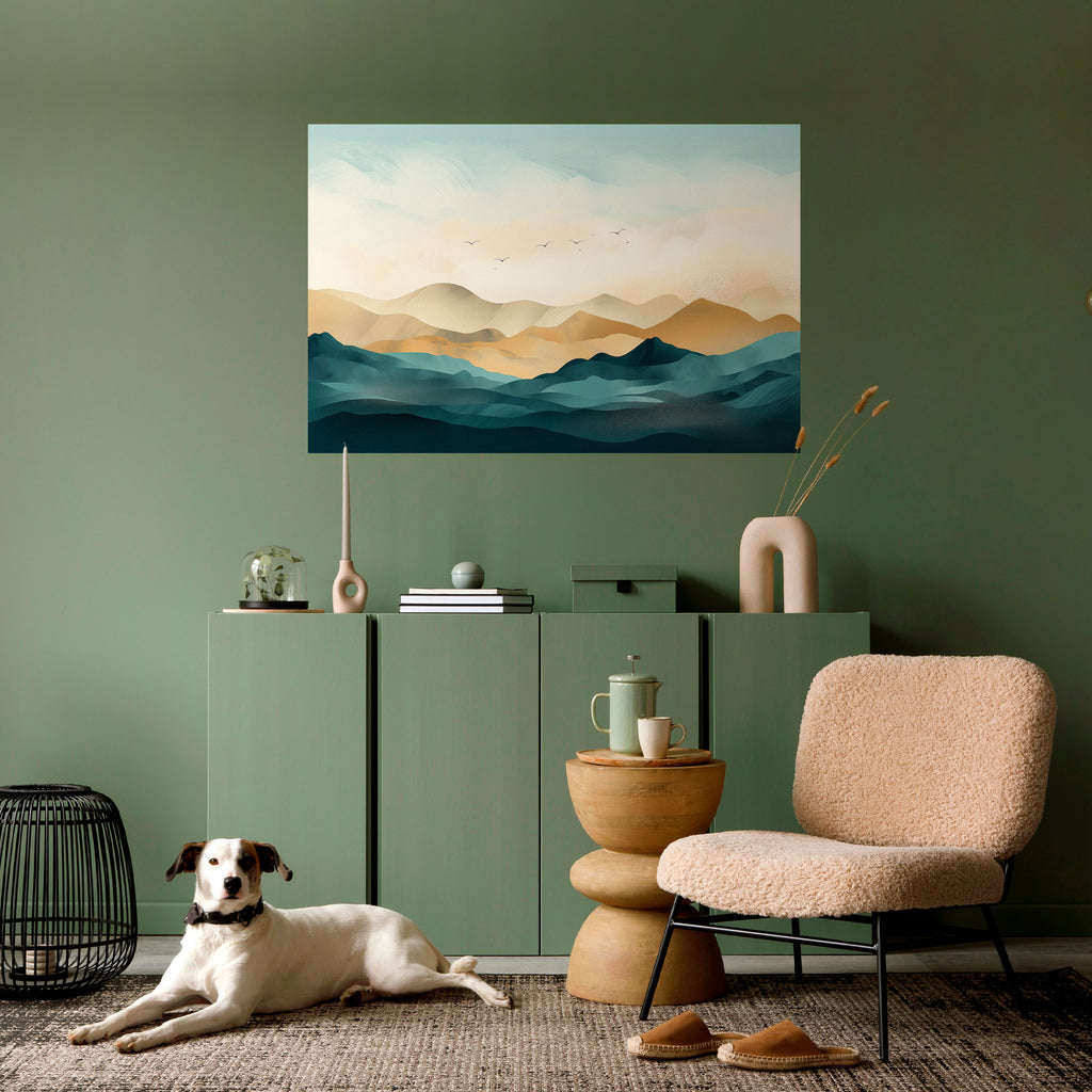 Póster horizontal autoadhesivo MOUNTAIN MELODY