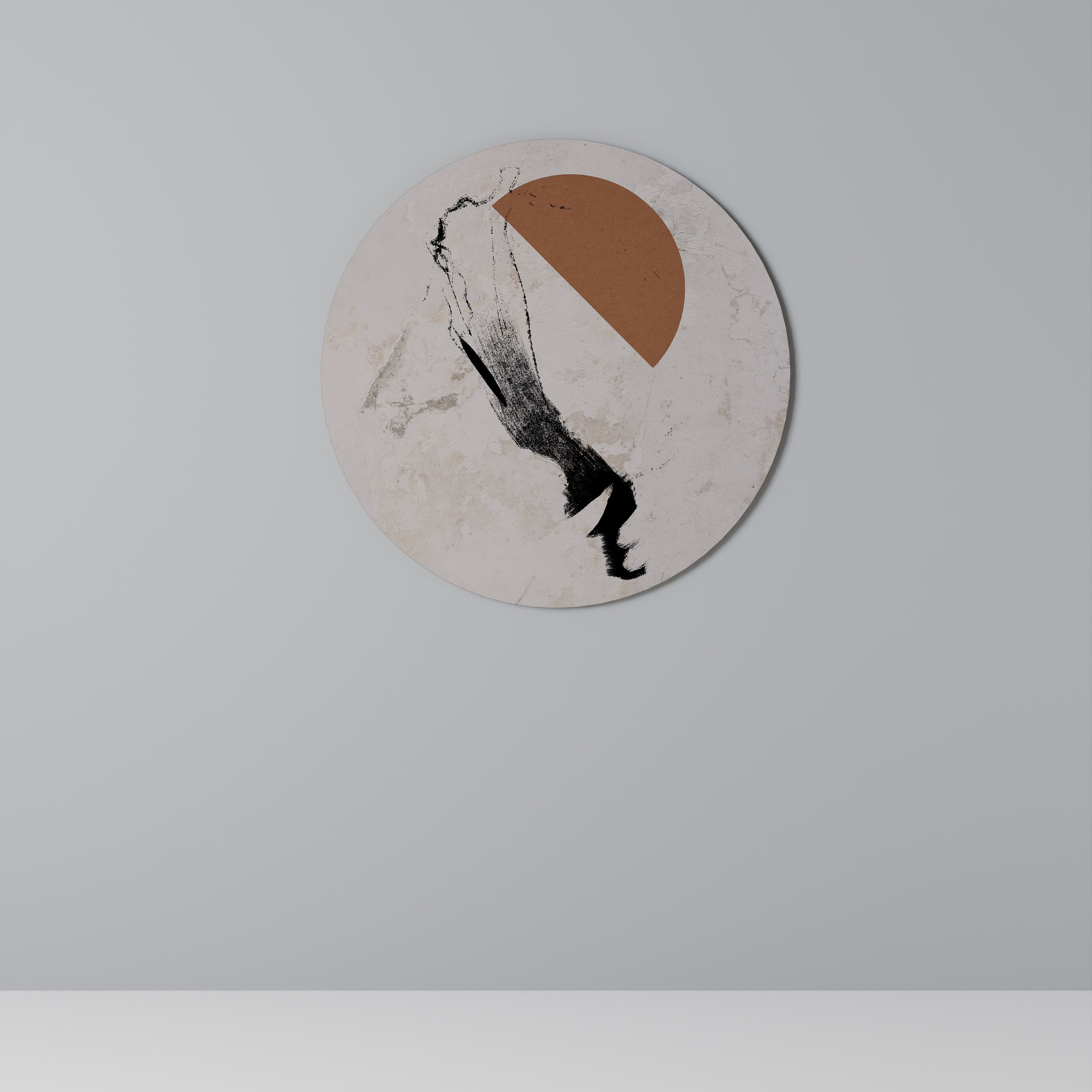 SHADOWS OF IMAGINATION Round Wall Art