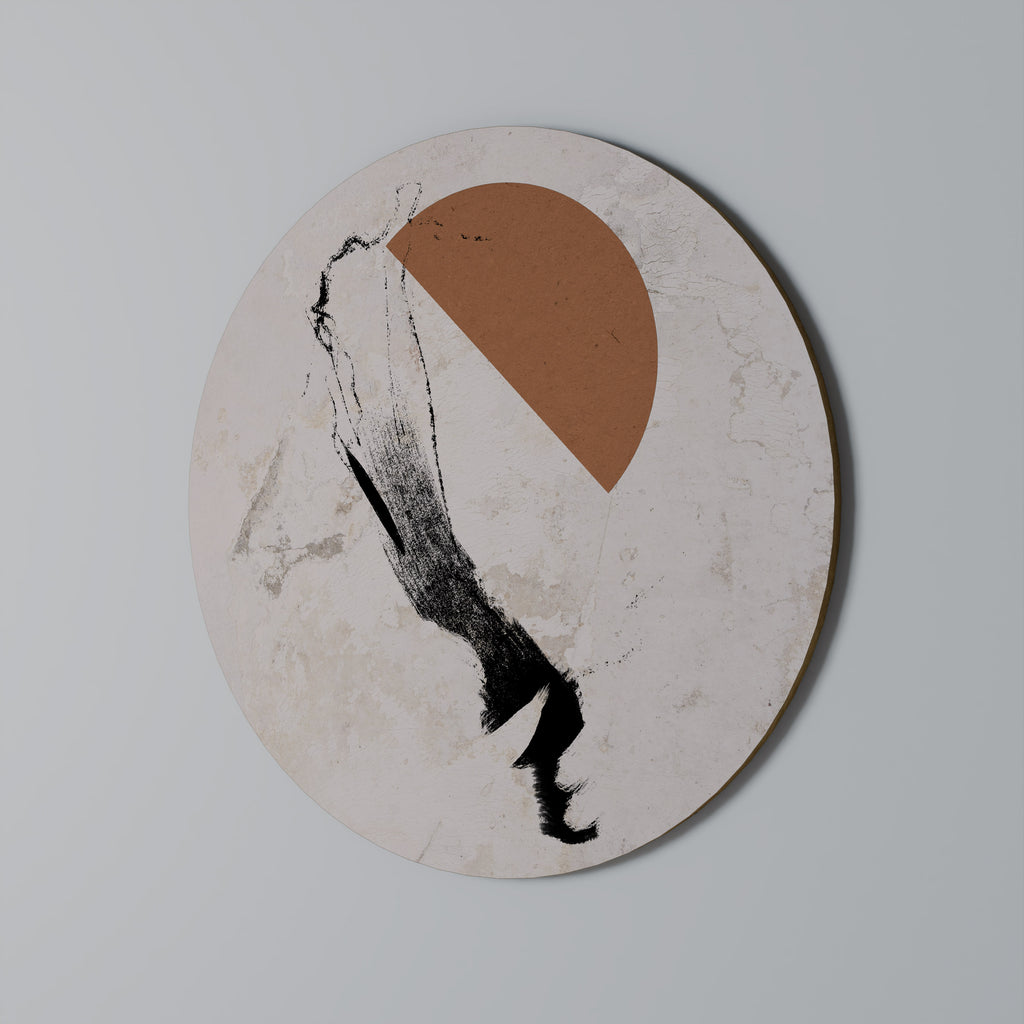 SHADOWS OF IMAGINATION Round Wall Art