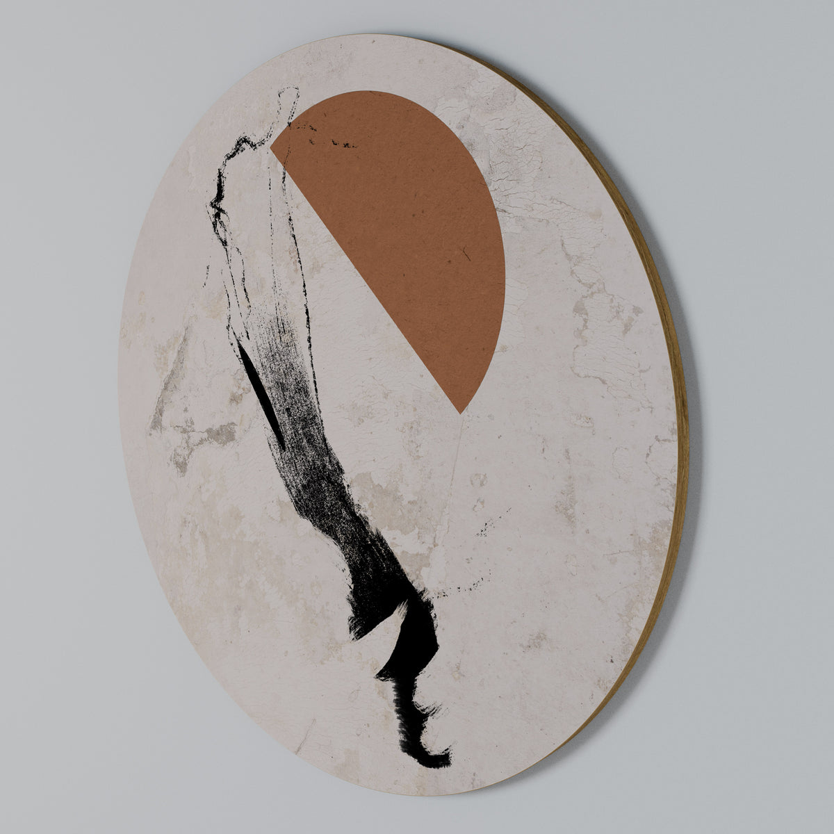 SHADOWS OF IMAGINATION Round Wall Art