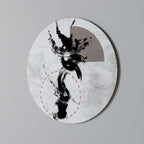 STAINS OF INTROSPECTION Round Wall Art