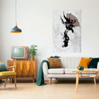 STAINS OF INTROSPECTION Peel and Stick Vertical Poster