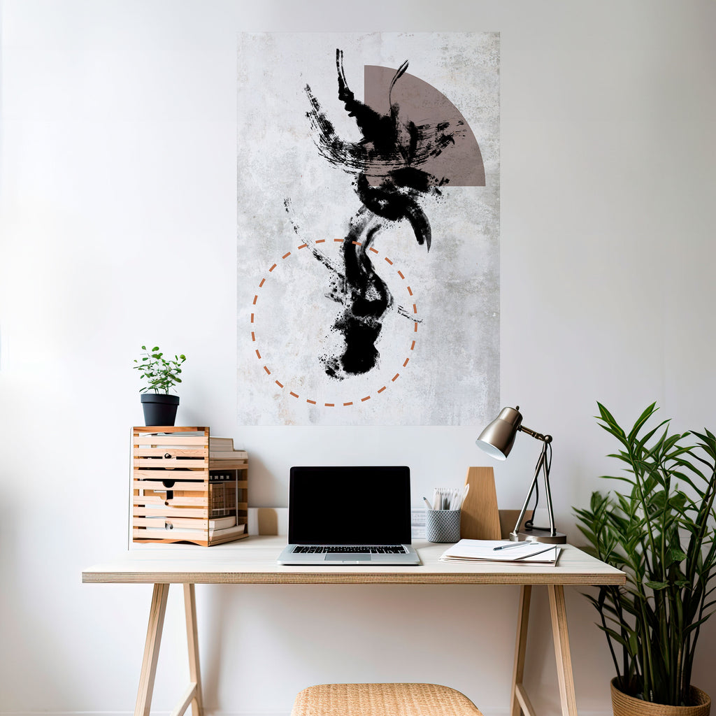 STAINS OF INTROSPECTION Peel and Stick Vertical Poster