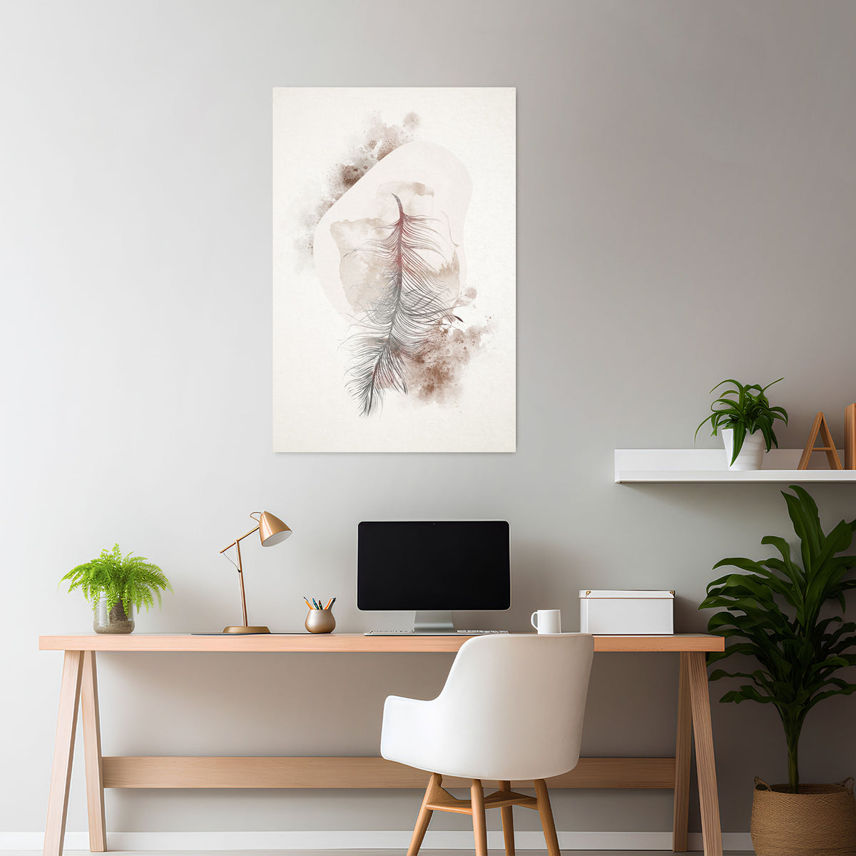 CHARMING DELICACY Vertical Canvas Print