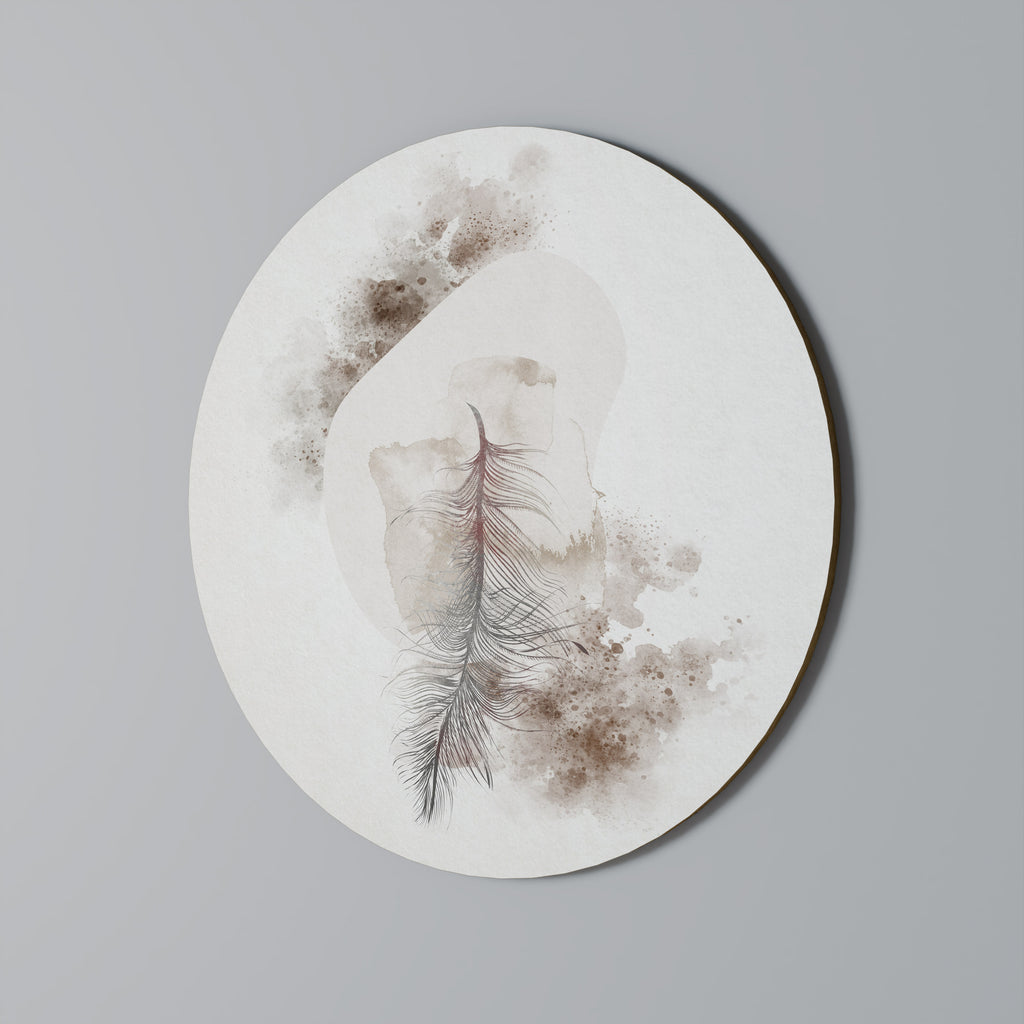 CHARMING DELICACY Round Wall Art
