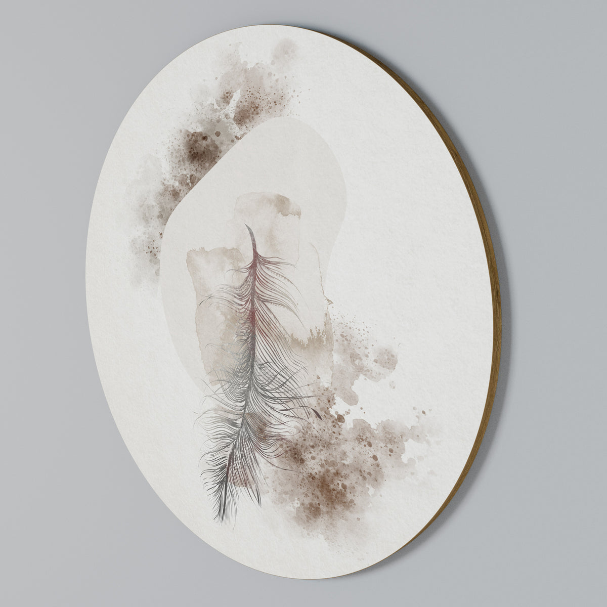 CHARMING DELICACY Arte de pared redondo