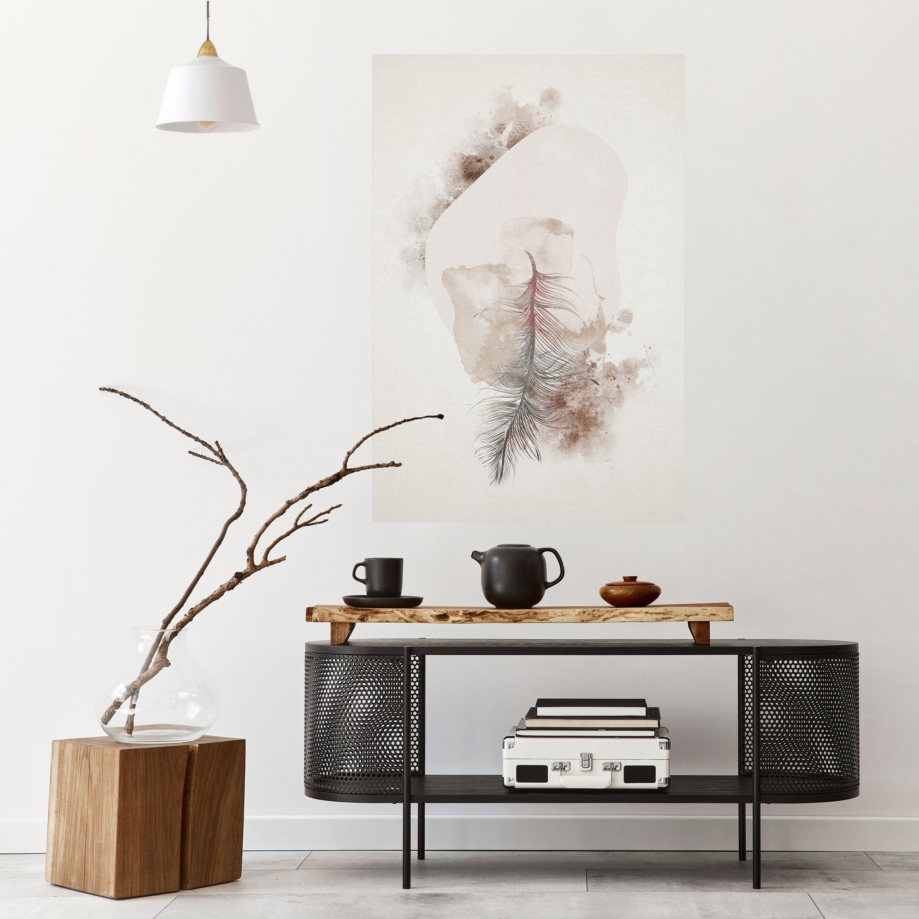 CHARMING DELICACY Peel and Stick Vertical Poster