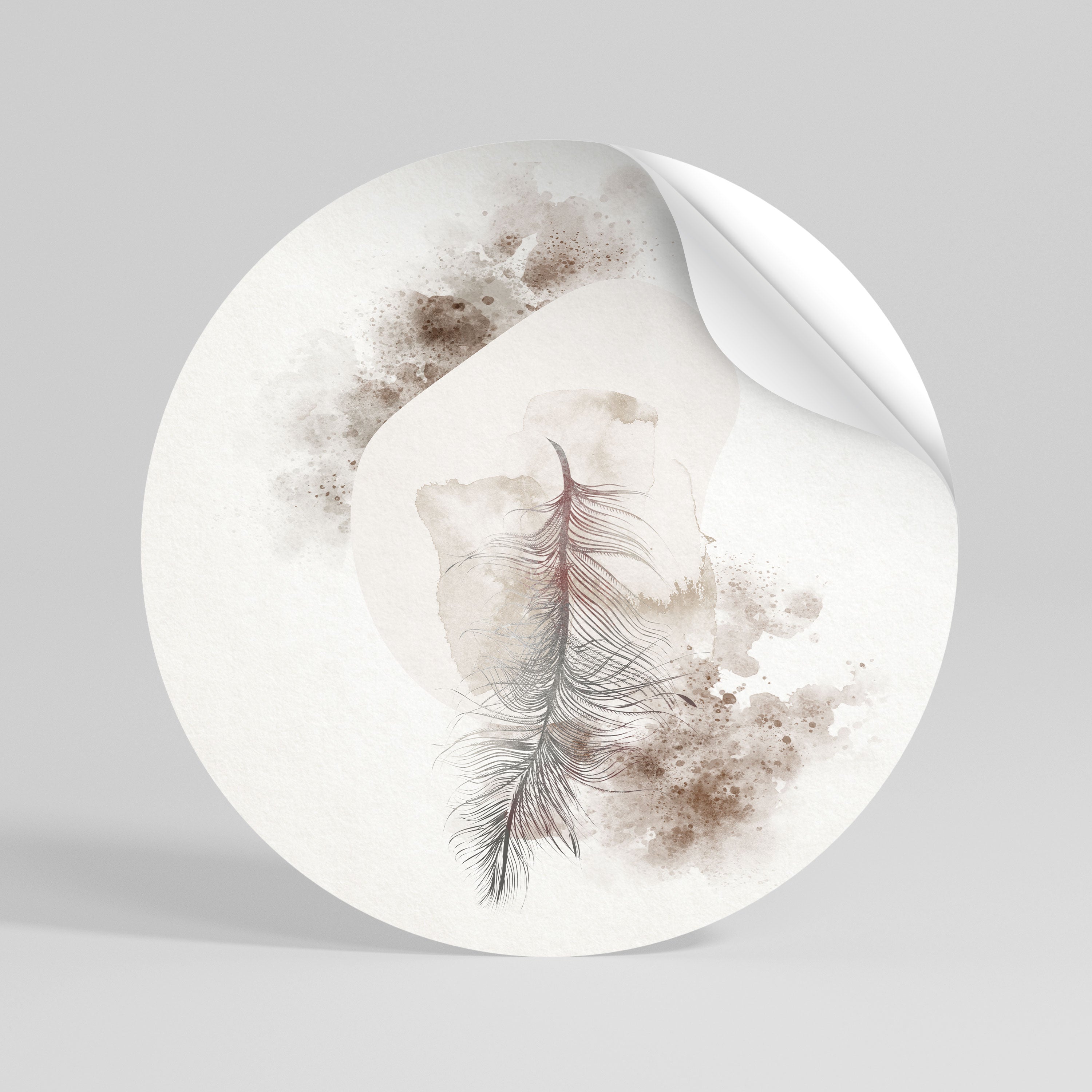 CHARMING DELICACY Vinilo adhesivo redondo