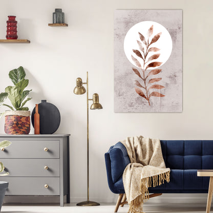 LEAF RADIANCE Cuadro en lienzo vertical