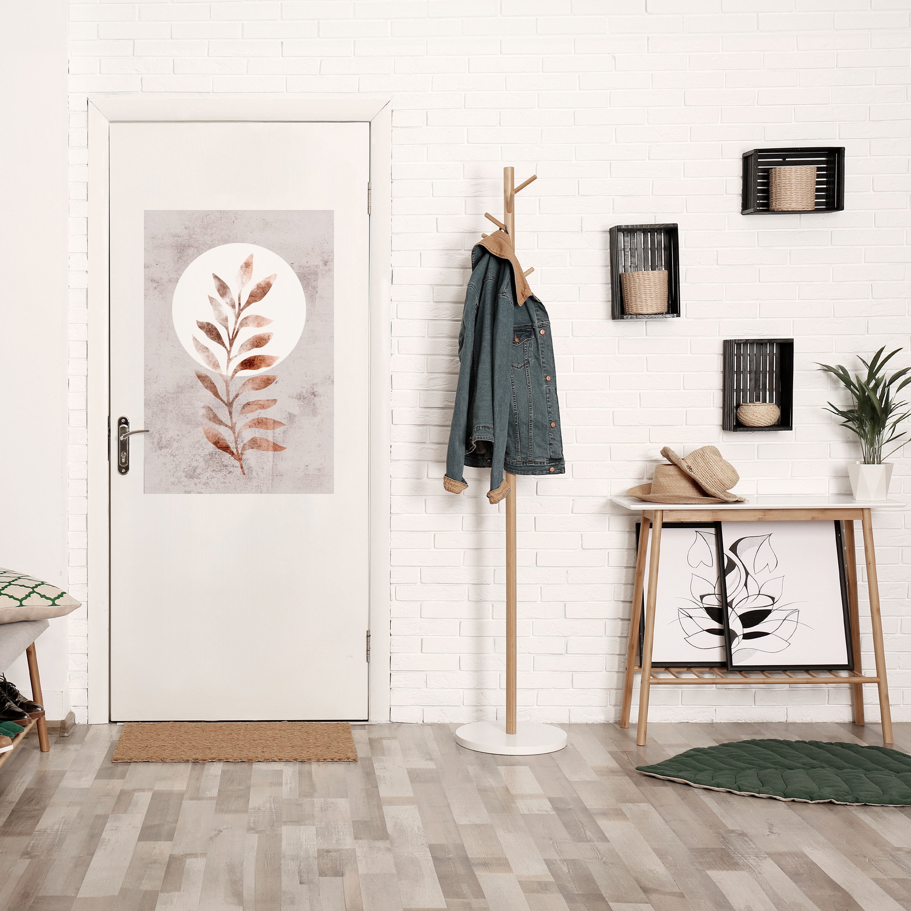 LEAF RADIANCE Peel and Stick Vertical Poster