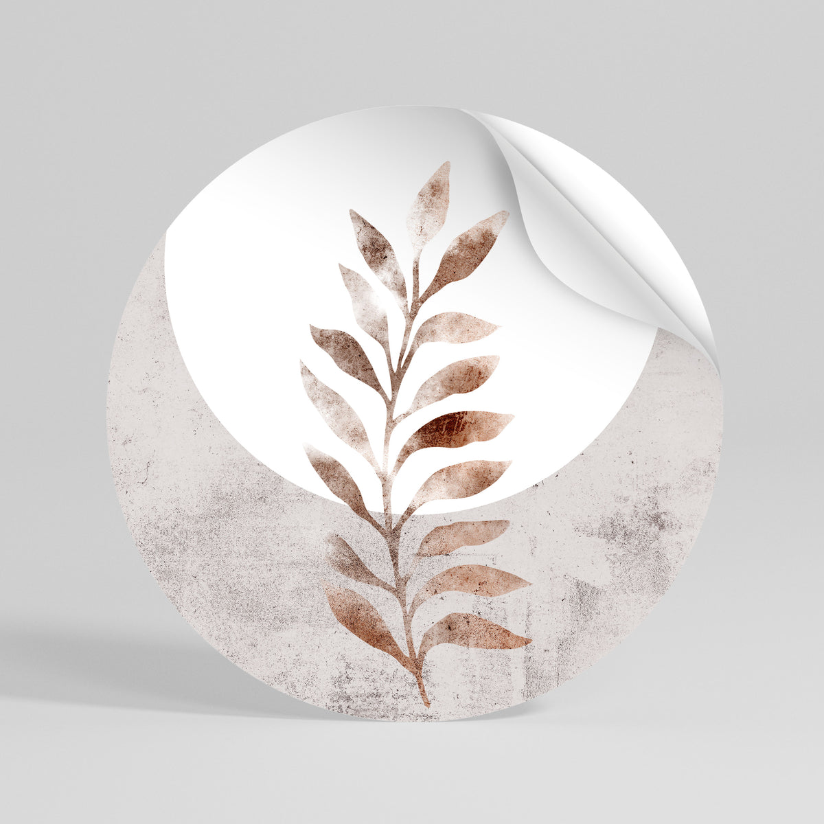 LEAF RADIANCE Vinilo adhesivo redondo
