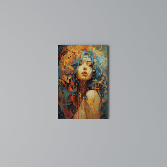 RAINBOW MUSE Cuadro en lienzo vertical