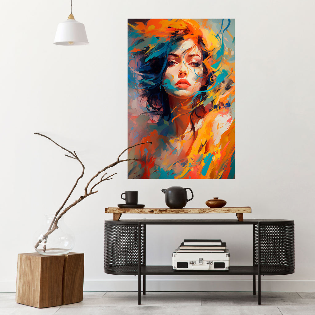 CHROMA CHARM Peel and Stick Vertical Poster