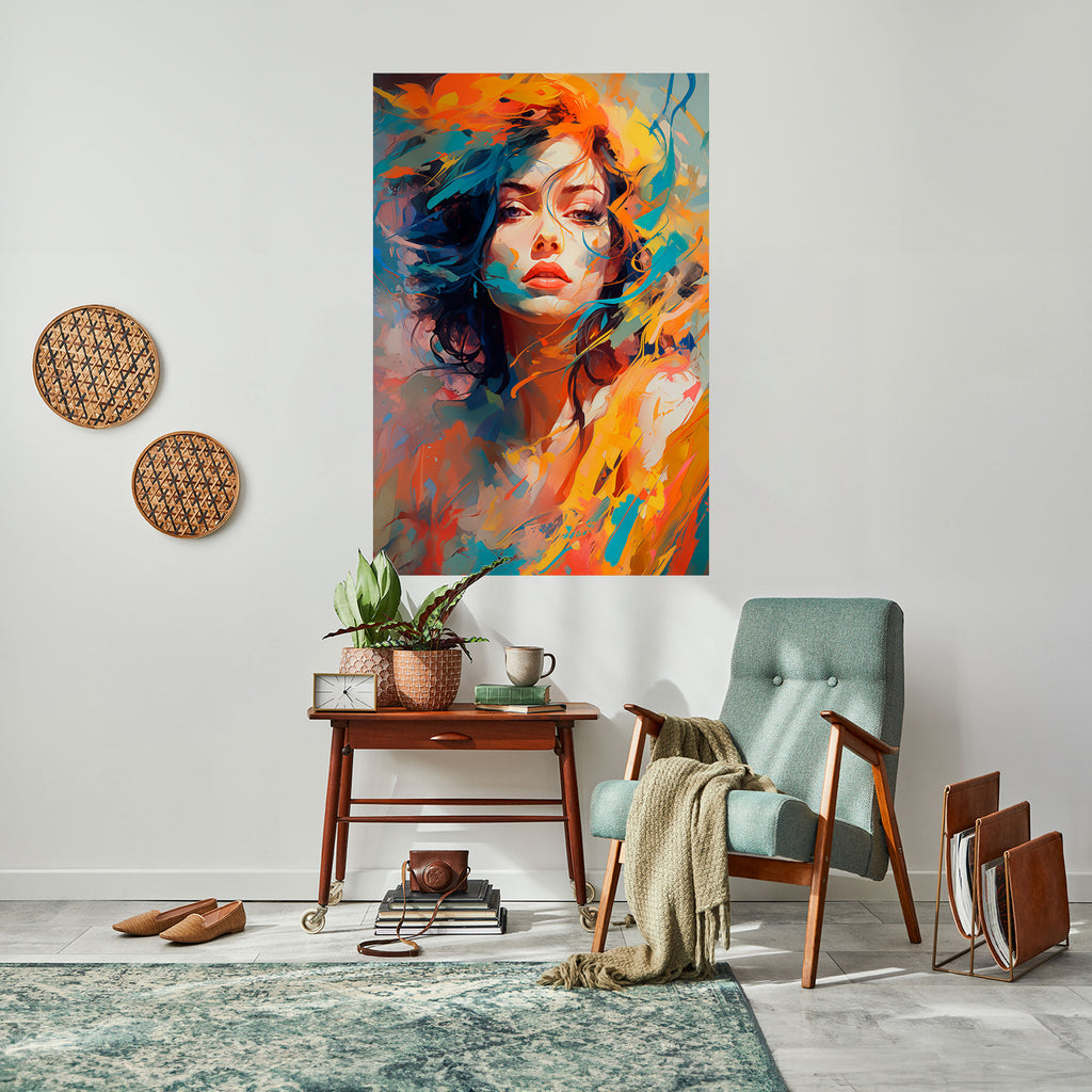 CHROMA CHARM Peel and Stick Vertical Poster